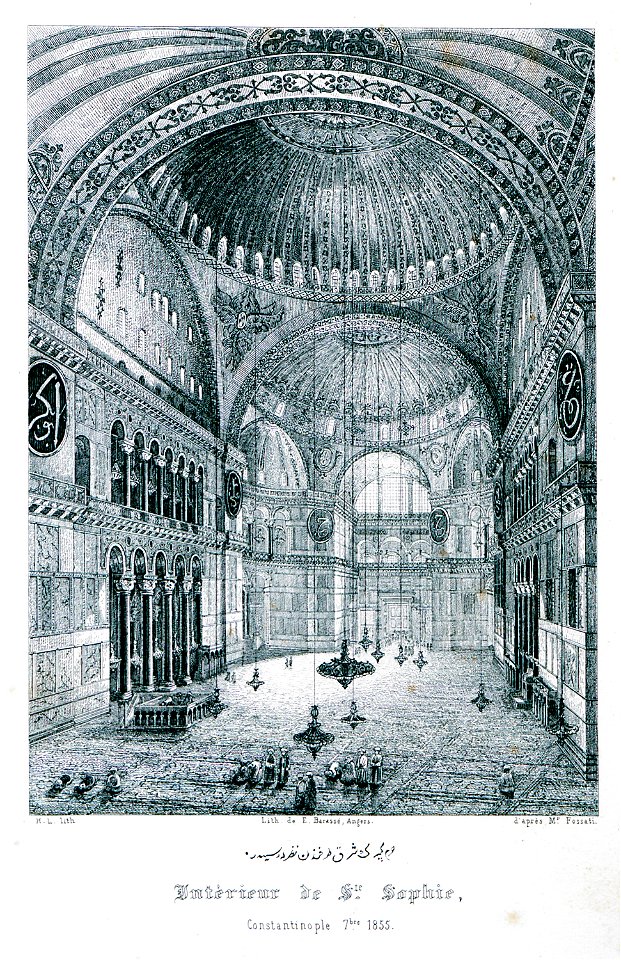 Intèrieur de Ste Sophie - Godard - Faultrier Victor - 1857