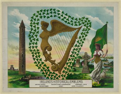 Ireland's historical emblems - Eagle Litho. Co. LCCN92501116