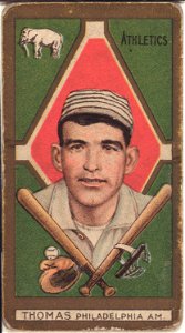 Ira Thomas, Philadelphia Athletics, baseball card portrait LCCN2008677898