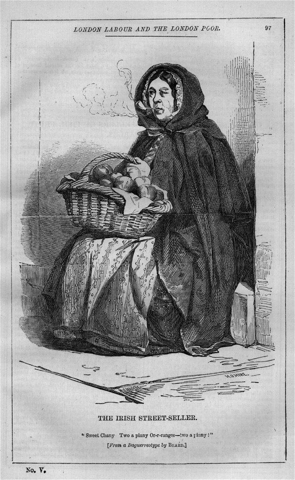 Irish street-seller