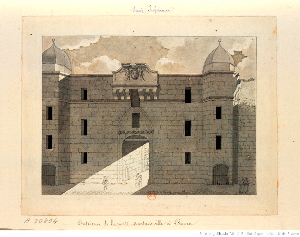 Intérieur de la Porte Martainville