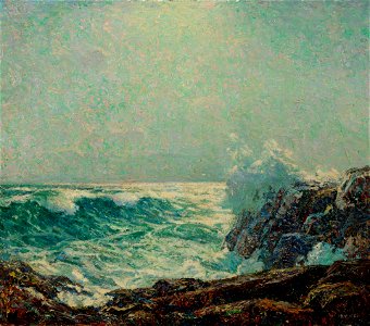 Crashing Waves by Wilson Henry Irvine