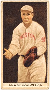 Irving Lewis, Boston Braves, baseball card portrait LCCN2008677955