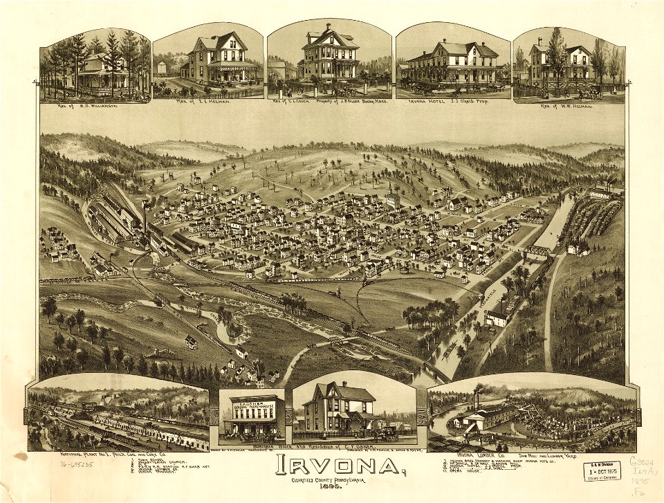Irvona, Clearfield County, Pennsylvania. LOC 76695235