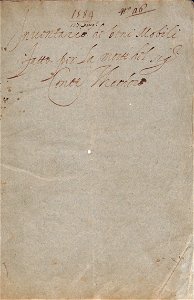 Inventario dei beni mobili fatto per la morte del conte Theodoro San Giorgio di Biandrate