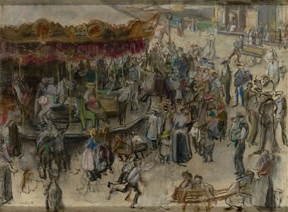Isaac Israëls - De kermis te Amsterdam