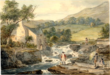 Iron Forge Barmouth N. Wales by Paul Sandby