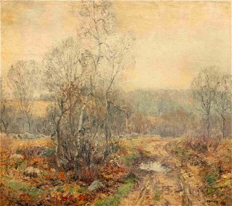 Spring Scene by Wilson Henry Irvine, oil on canvas