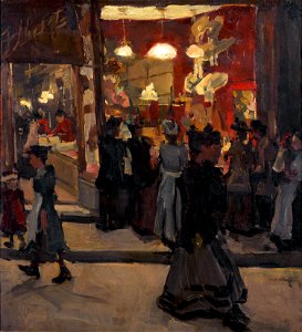 Isaac Israels Hoedenwinkel. Free illustration for personal and commercial use.