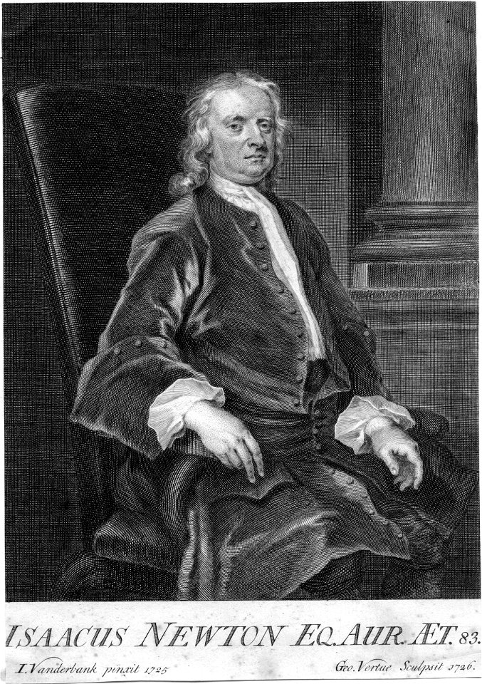 Isaac Newton (par Vertue)