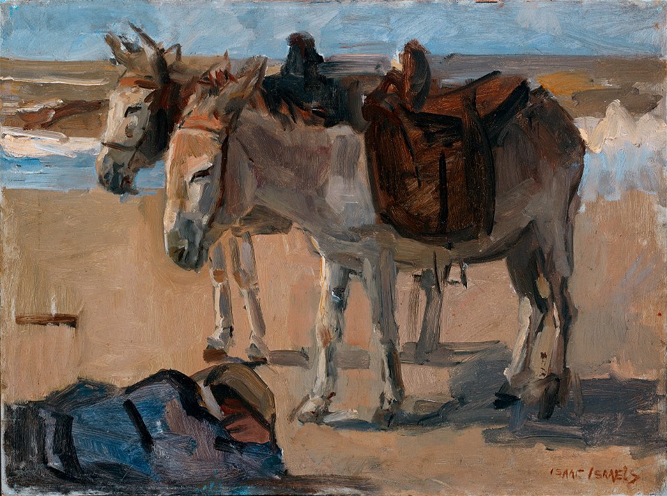 Isaac Israëls - Twee ezeltjes
