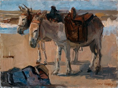 Isaac Israëls - Twee ezeltjes