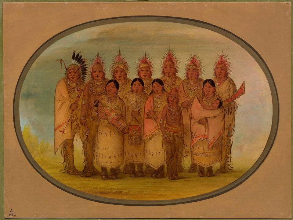 Iowa Indians Who Visited London and Paris A10772