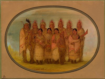 Iowa Indians Who Visited London and Paris A10772