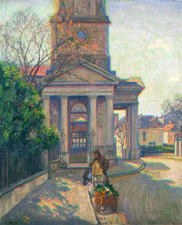 'Church Street, Charleston' by Wilson Henry Irvine, 1932