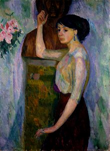 Isaac Grünewald Portrait of Mrs. Ise Morsing Thielska 116