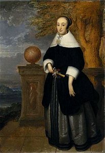 Isaack Luttichuys - Portret van een jonge vrouw - NM 1413 - Nationalmuseum