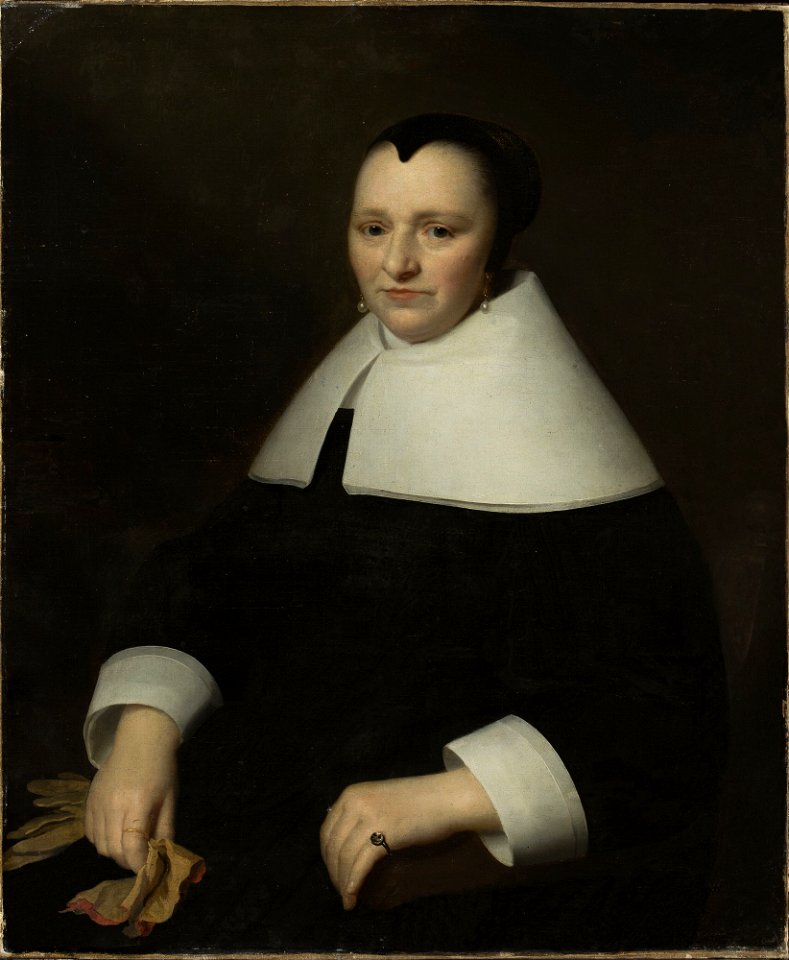Isaack Luttichuys - Portrait of a woman - M.Ob.243 - National Museum in Warsaw
