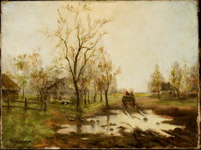 Isaak Levitan - Springtime in the countryside - M.Ob.1514 - National Museum in Warsaw
