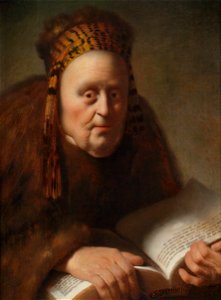 Isaac de Jouderville Alte Frau mit Buch