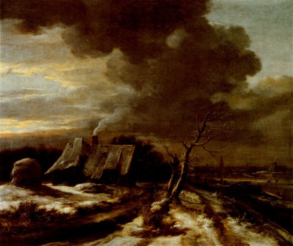 Isaacsz-van-ruisdael winterlandschaft