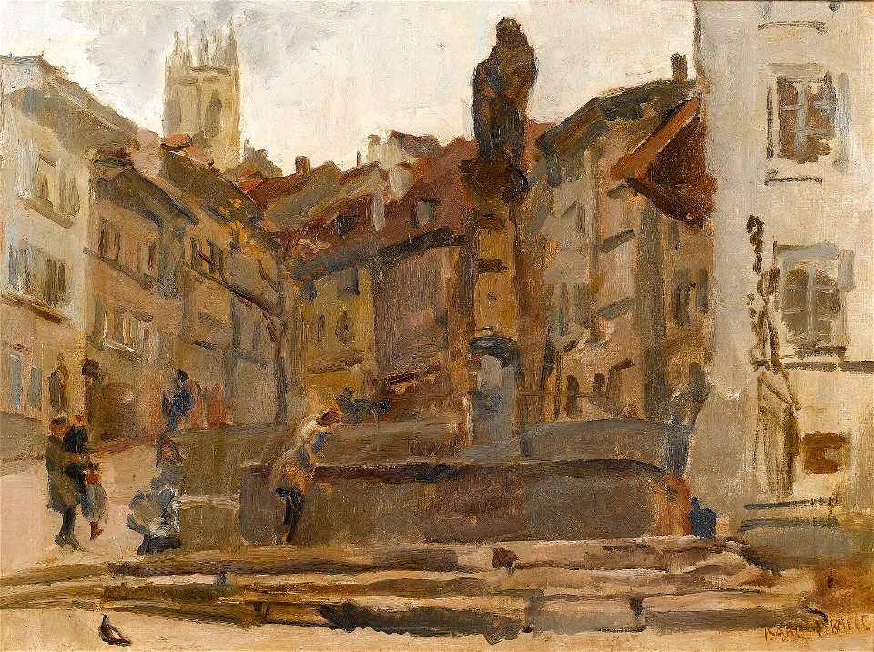 Isaac Israels Fontaine St Anne Fribourg
