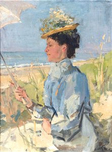 Isaac Israels Portrait of Martha Salomon
