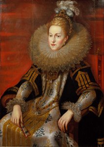 Isabella Klara Eugenia, 1566-1633, prinsessa av Spanien ärkehertiginna av Österrike - Nationalmuseum - 15472. Free illustration for personal and commercial use.