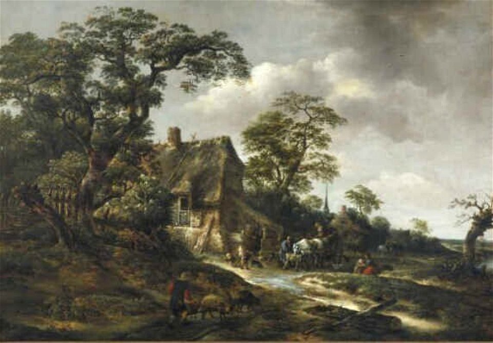 Isaac van Ostade - Herberg in de duinen - 1638 (OK) - Museum Boijmans Van Beuningen