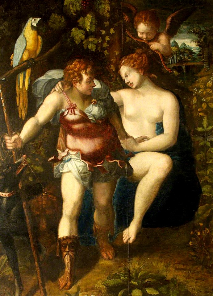 Isaac Seeman (d.1751) - Venus and Adonis (after Cornelis van Haarlem) - 996272 - National Trust