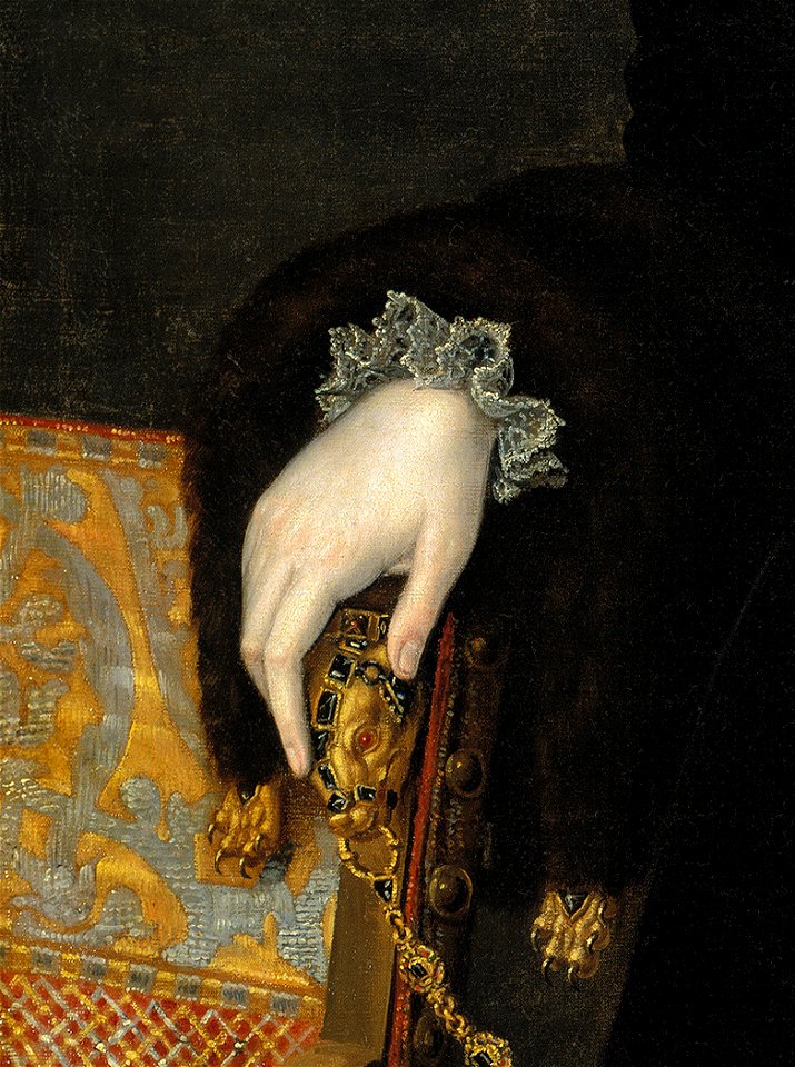 Isabel de Valois2. (detail of zibellino)