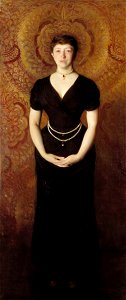 Isabella Stewart Gardner (John Singer Sargent). Free illustration for personal and commercial use.