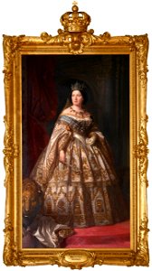 Isabella II (1830-1904), reg. drottning av Spanien, förmäld med konung Frans av Spanien - Nationalmuseum - 177030