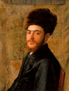 Isidor Kaufmann - Man With Fur Hat - Google Art Project
