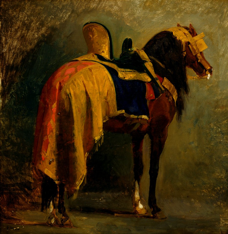 Isidore-Alexandre-Augustin Pils - Horse caparisoned - Google Art Project