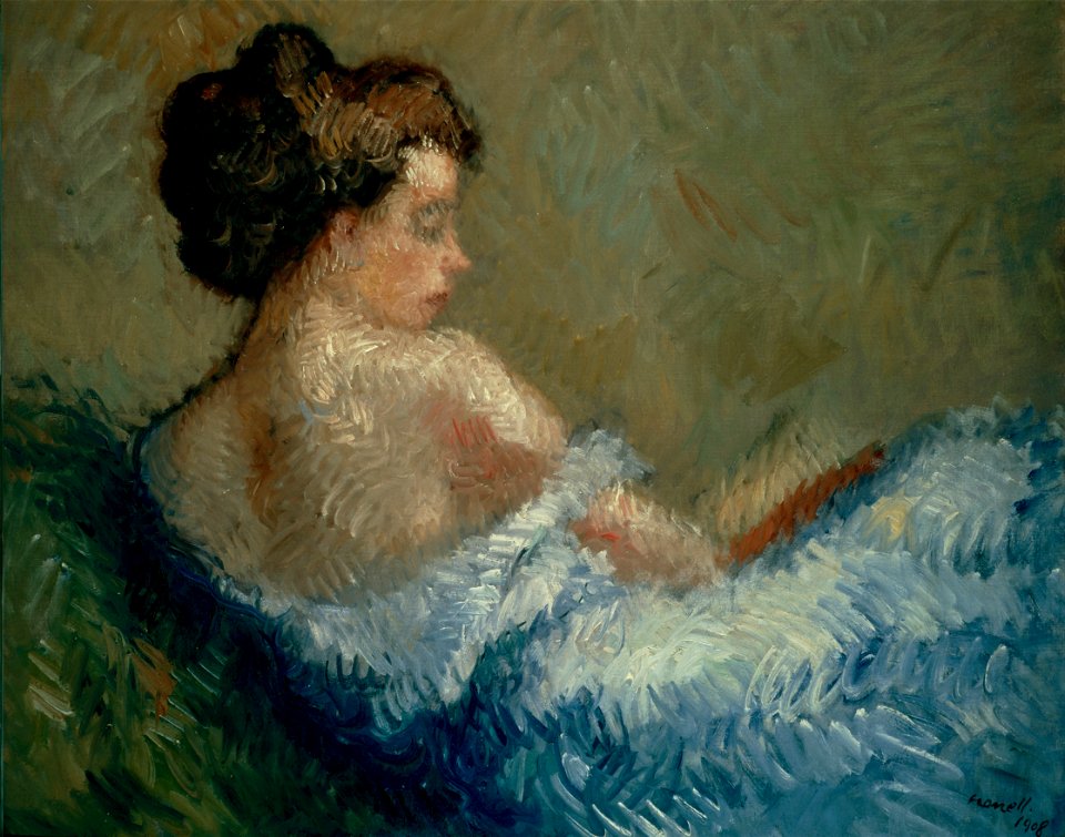 Isidre Nonell - Figure crouching - Google Art Project