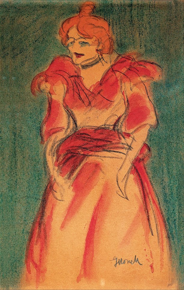 Isidre Nonell - Cabaret Singer - Google Art Project