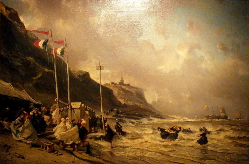 Isabey, Eugène - Plage de Granville
