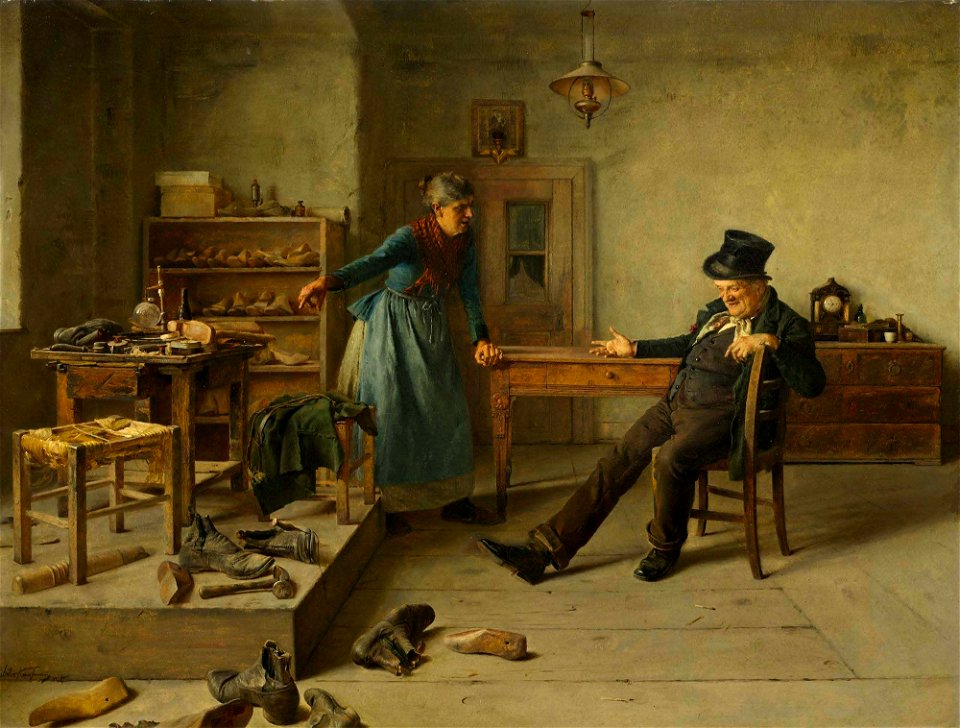 Isidor Kaufmann - Der Schuhmacher