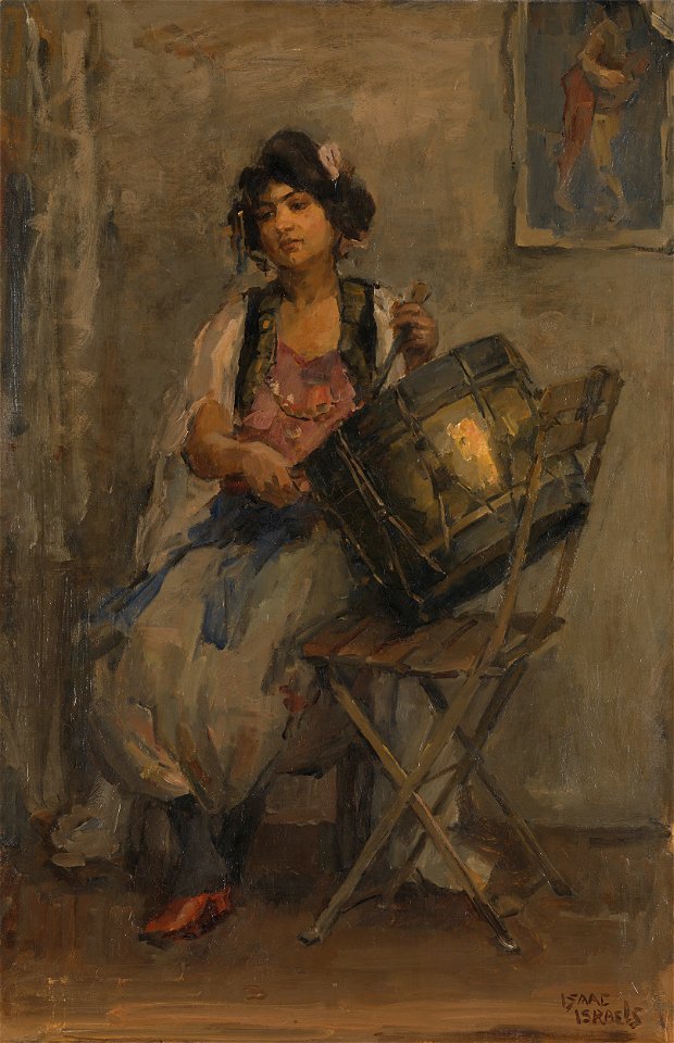Isaac Israëls - De trommelaarster
