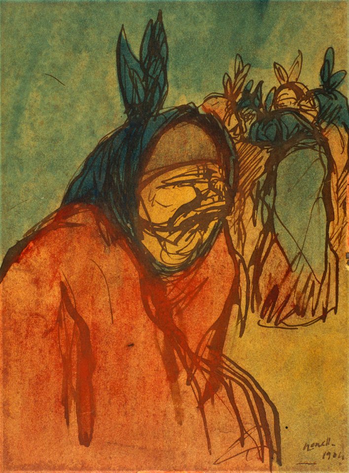 Isidre Nonell - Group of Cretins in Boí - Google Art Project