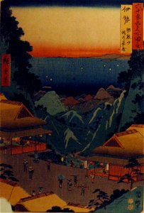 Ise Province, Mount Asama, Teahouses on the Mountain Pass (5765347747)