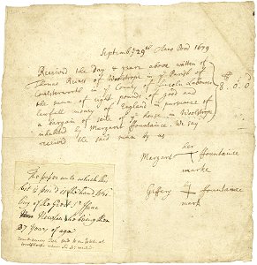 Isaac Newton receipt