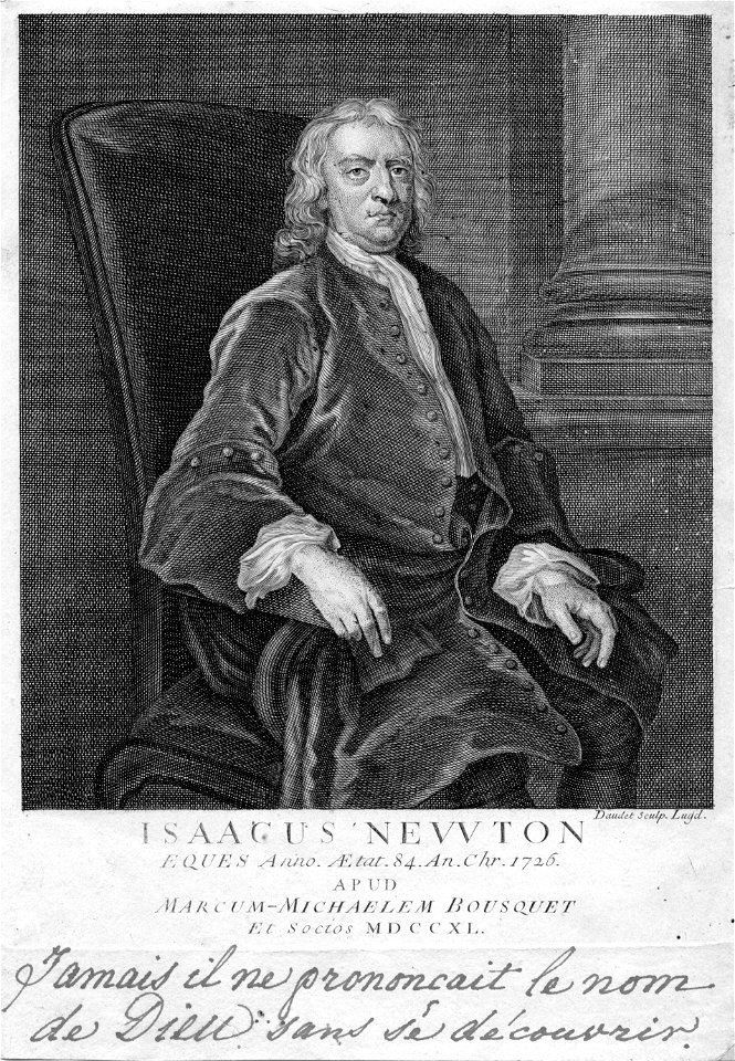 Isaac Newton (par Daudet)