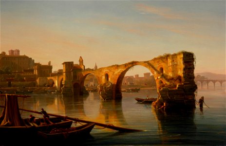 Isidore Dagnan - Le pont d'Avignon