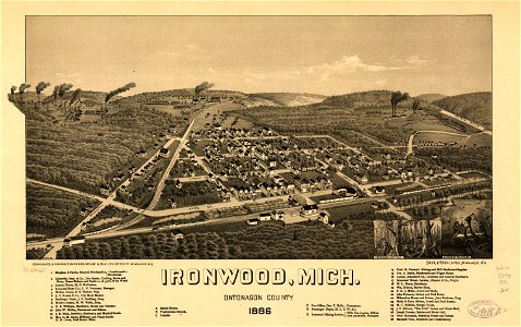 Ironwood, Mich., Ontonagon County 1886. LOC 75694625