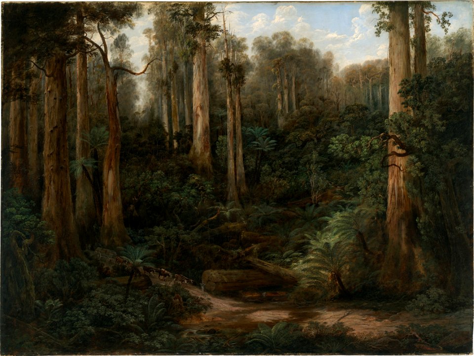 Isaac Whitehead - A Sassafras Gully, Gippsland - Google Art Project