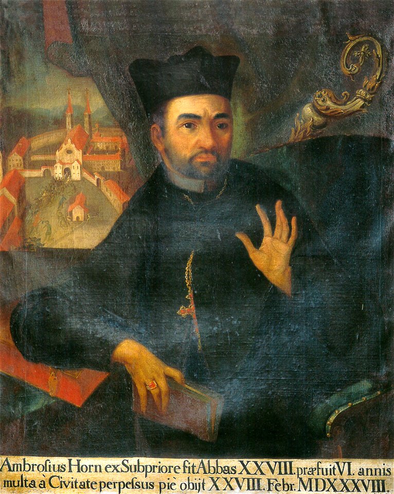 Isny Abt 28 Ambrosius Horn