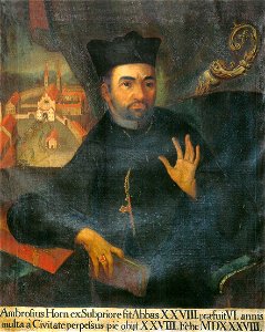 Isny Abt 28 Ambrosius Horn