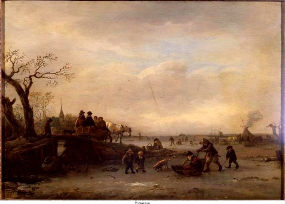 Isaac van Ostade - IJsvermaak - 864 - Mauritshuis
